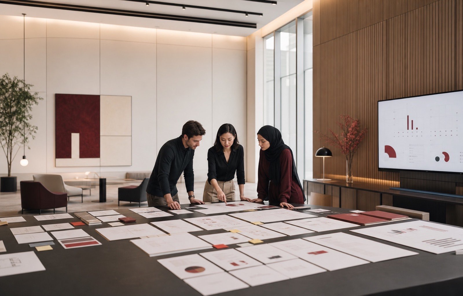 A diverse consulting team connecting evidence to an implementation plan