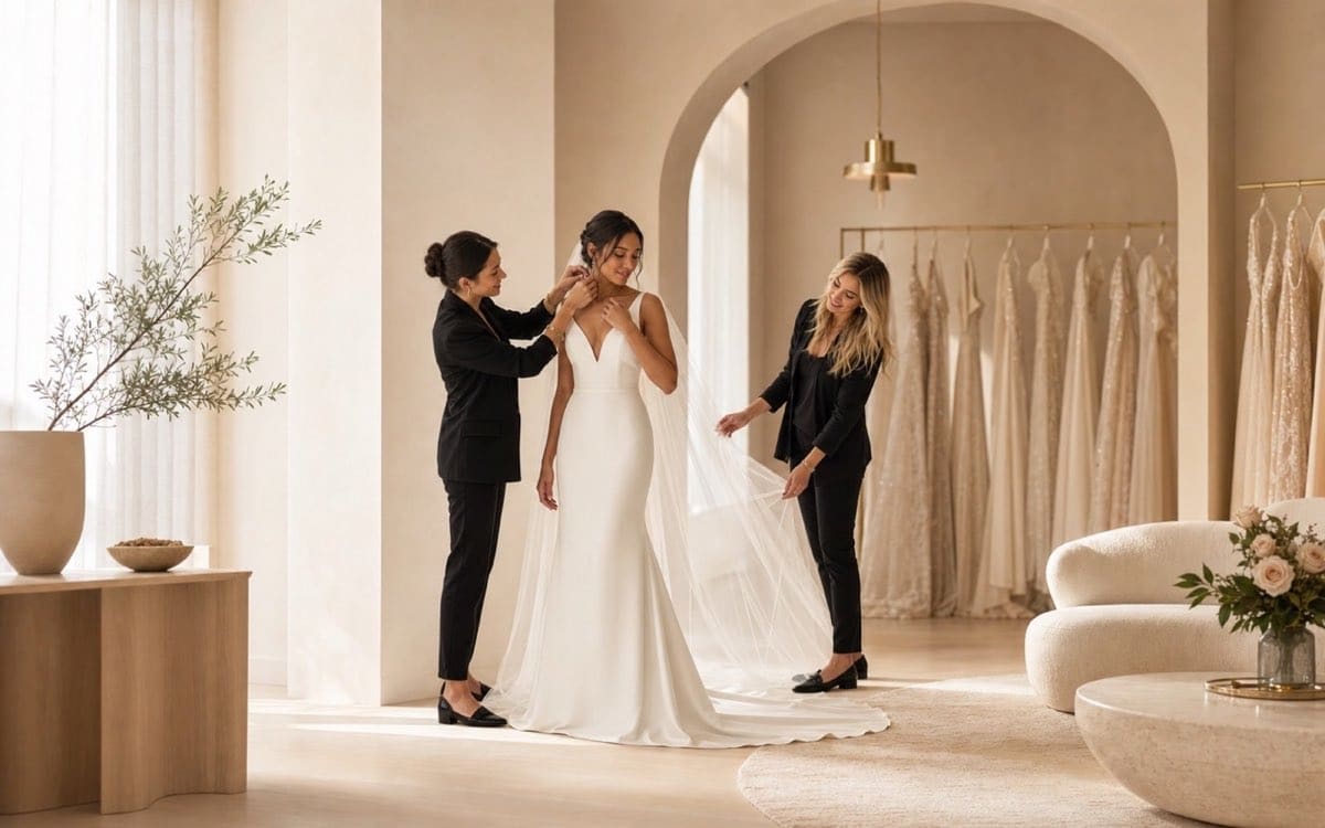 Aureline Bridal House bridal ecommerce concept preview