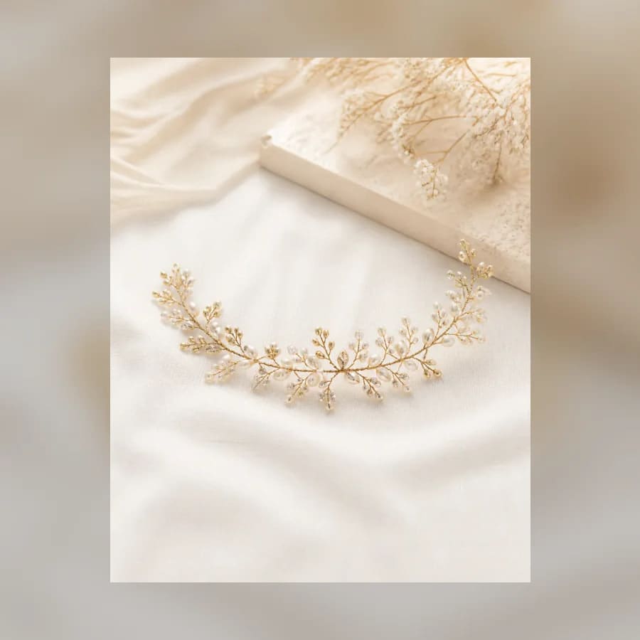 Solene Hair Vine — material detail showing texture, scale, and tonal character