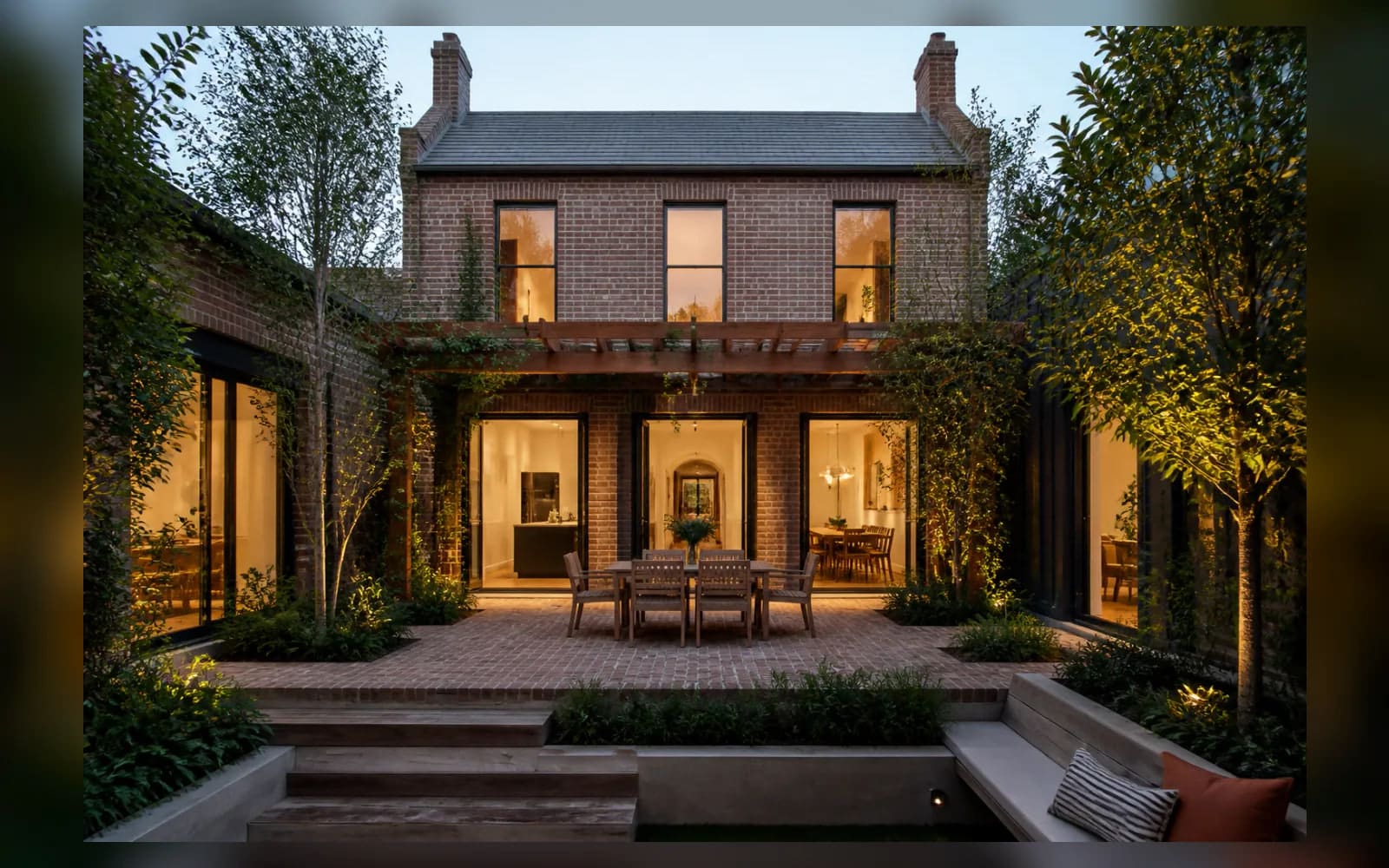 Concept image: Brick and timber courtyard renovation