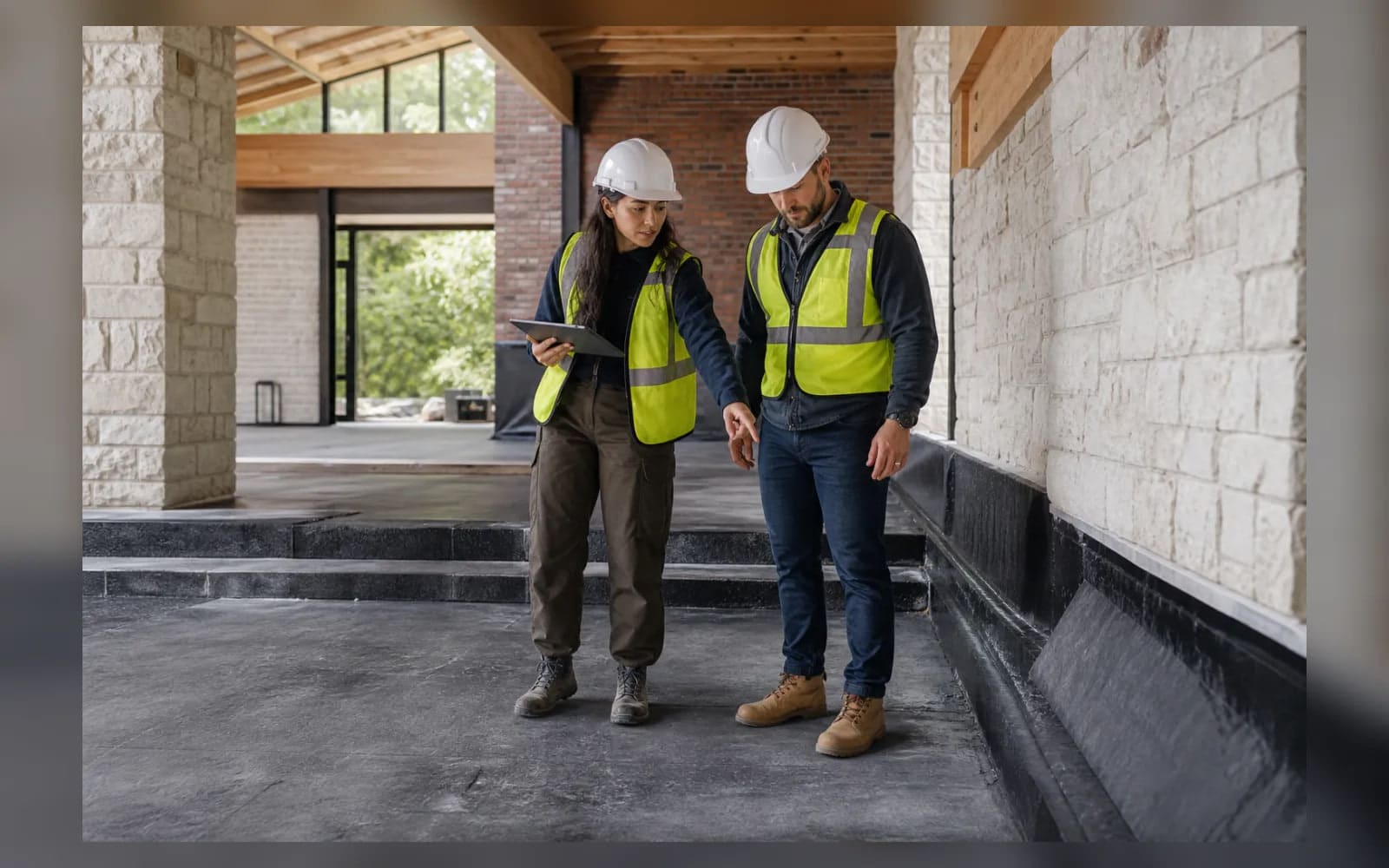 Concept image: Safety & quality at Stone and Beam Construction