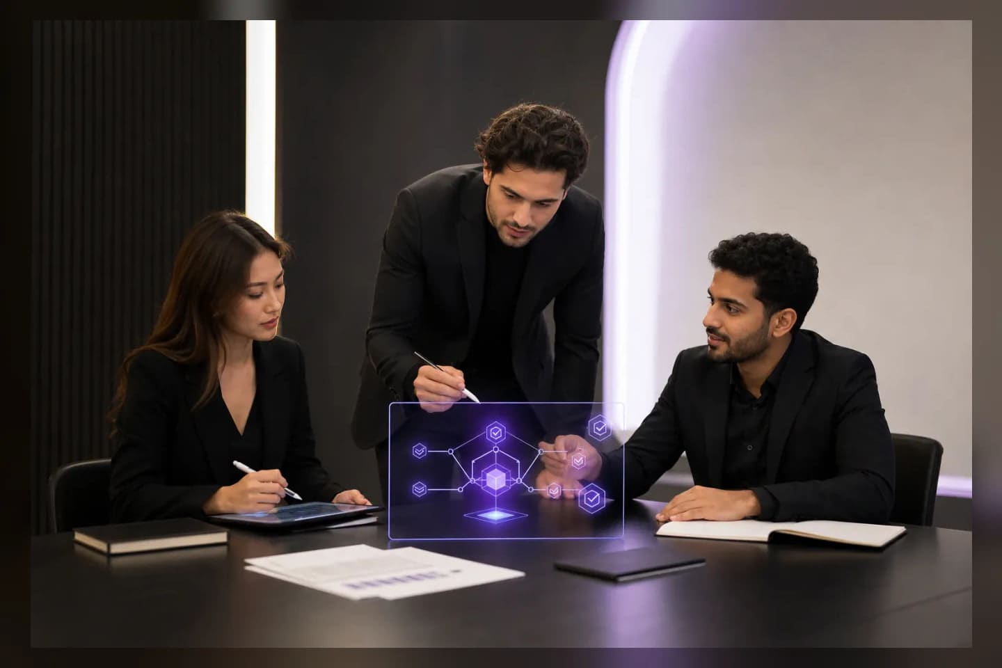 Request a demo at Arc Ledger