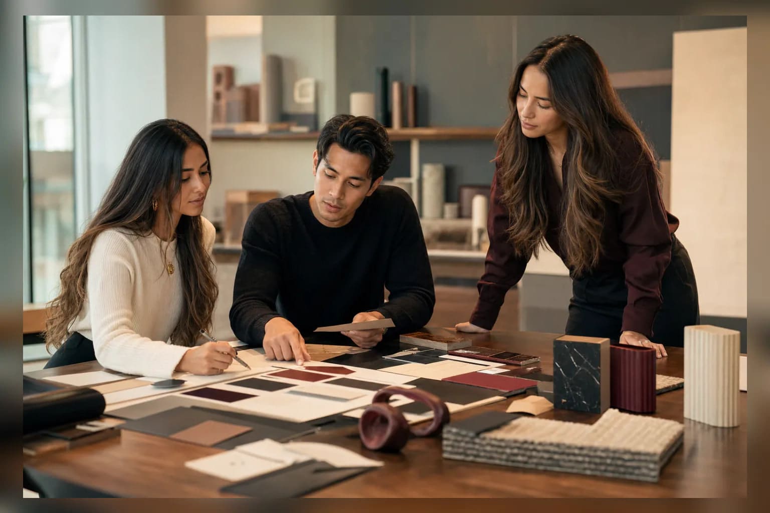 A young leadership and design team aligning one customer promise with consistent proof and experience