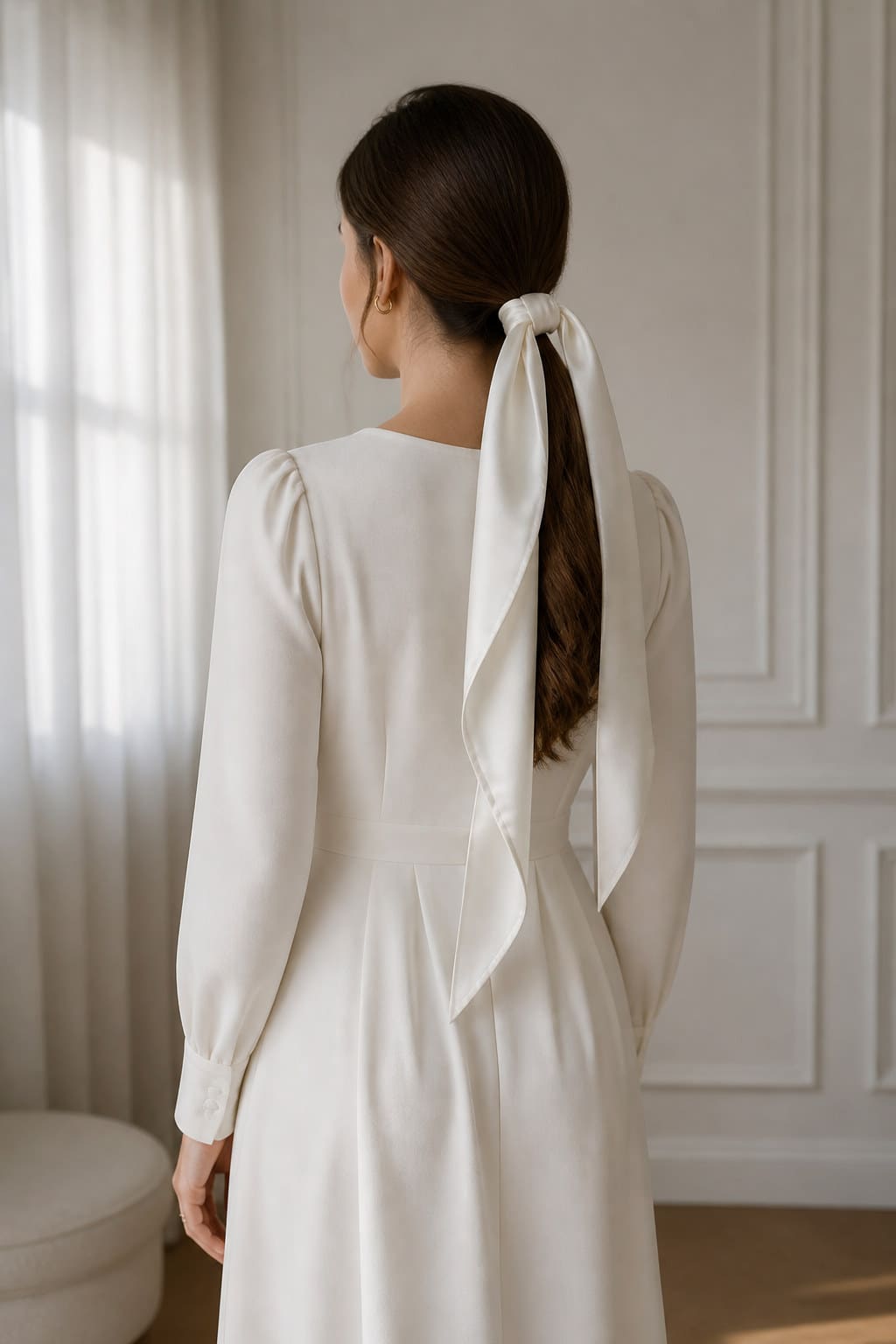 Vivienne Silk Hair Ribbon